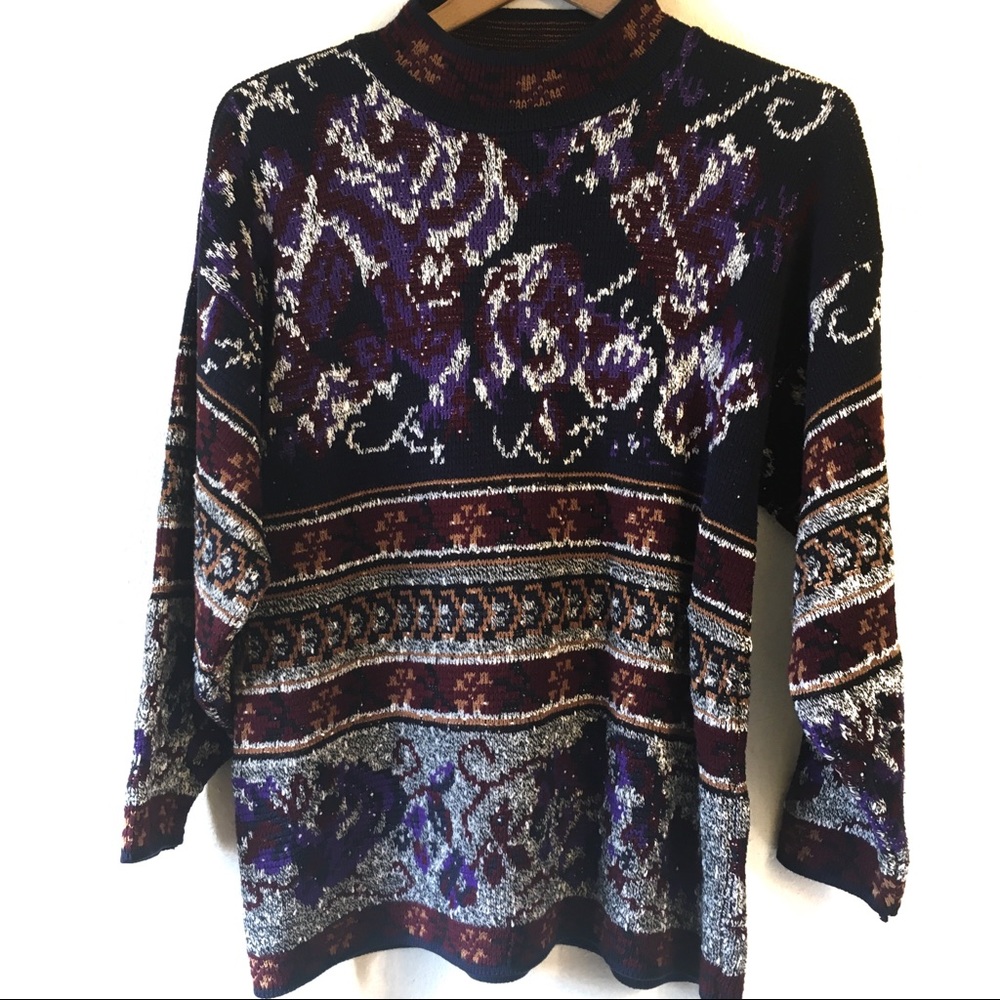 3/$15 Vintage Colter Bay Sweater, Multicolored